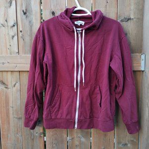 Bluecrush Zipped Hoodie  Wine color - Size M/M